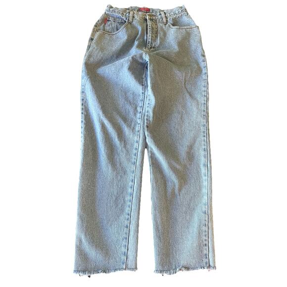 Vintage Esprit Jeans High Waist Light Wash 90’s Y2K Size 11/12 12 Tapered Leg - Picture 2 of 15